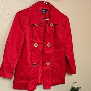 Sharon Young Vibrant Red Jacket